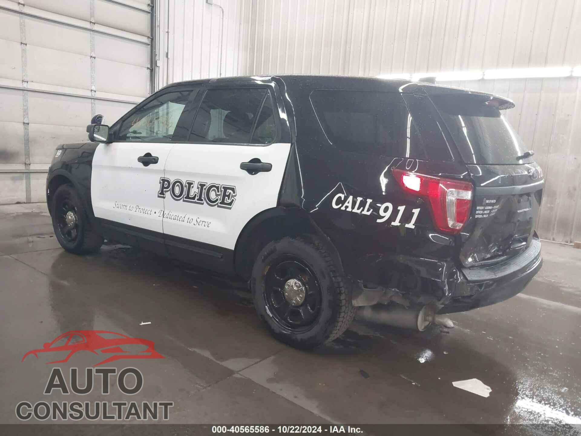 FORD POLICE INTERCEPTOR UTILITY 2018 - 1FM5K8AR8JGB12450