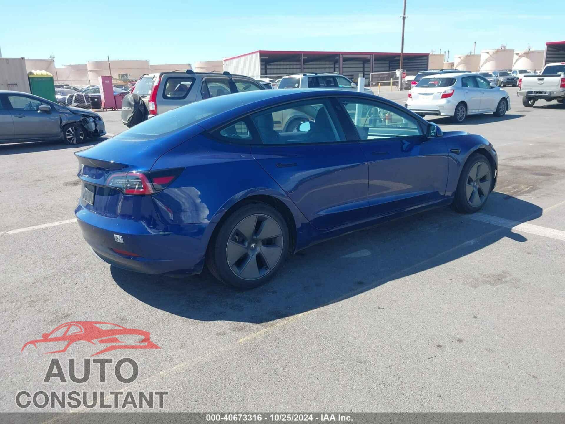 TESLA MODEL 3 2022 - 5YJ3E1EA5NF333616