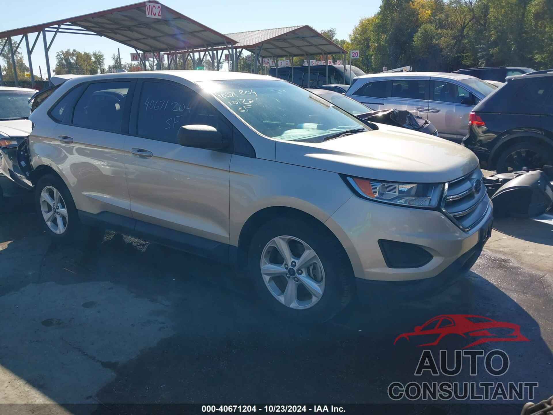 FORD EDGE 2017 - 2FMPK4G9XHBC20854