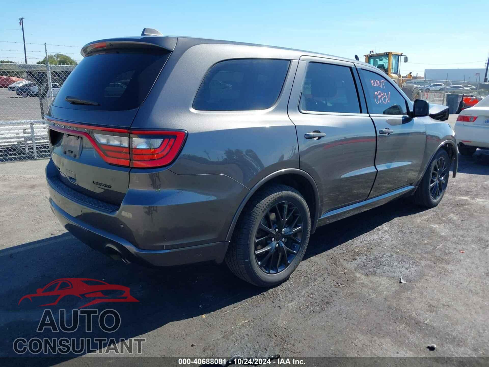 DODGE DURANGO 2016 - 1C4RDHDG2GC391307