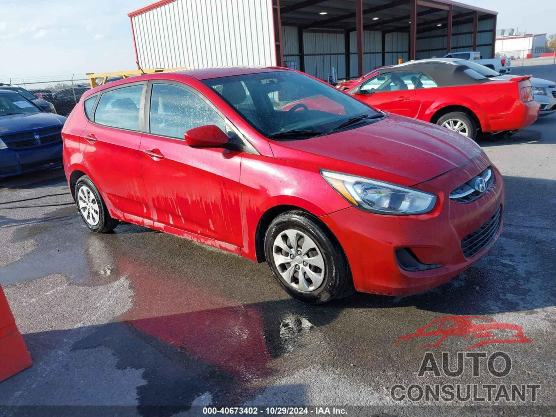 HYUNDAI ACCENT 2017 - KMHCT5AE8HU335423