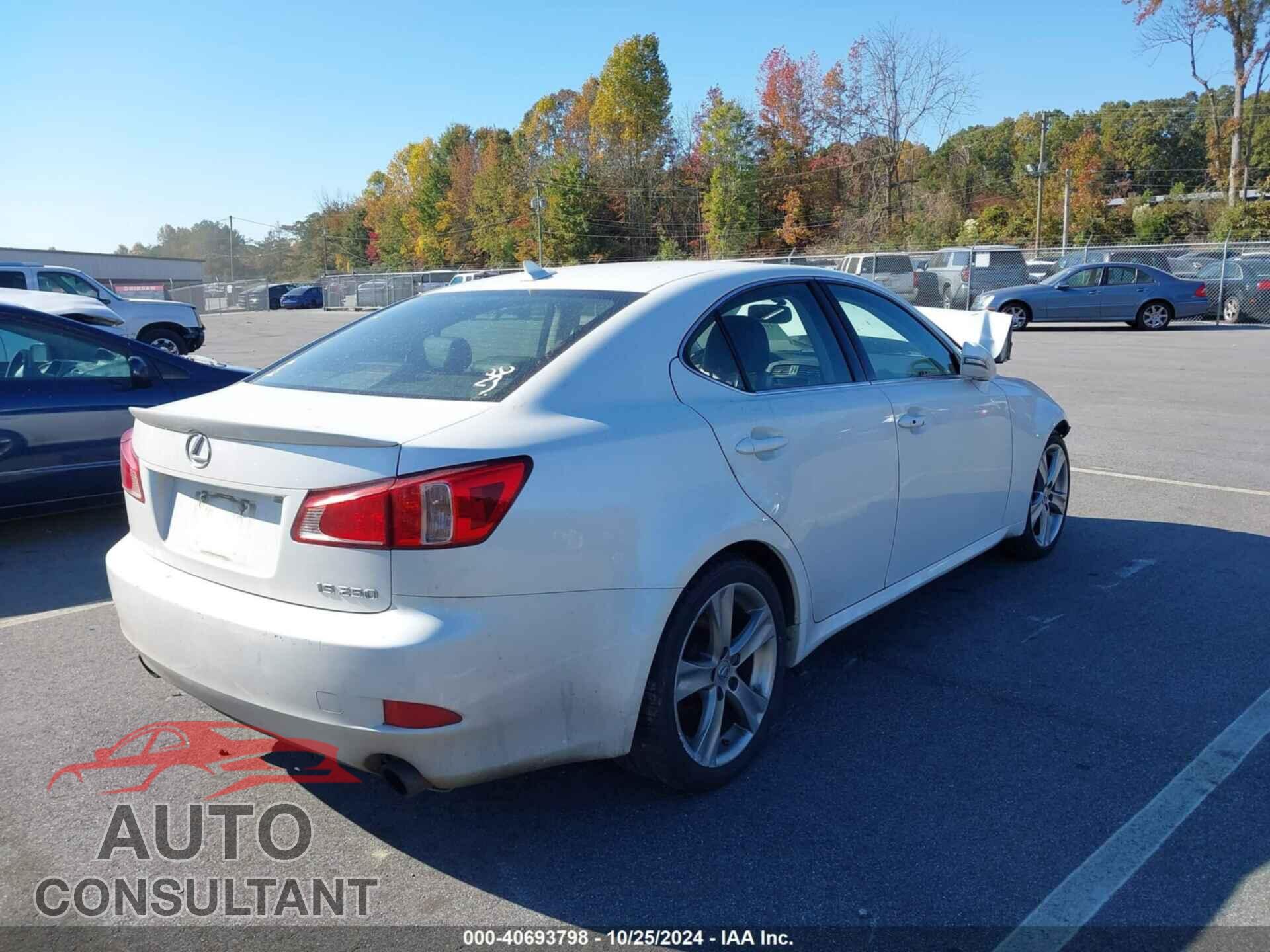 LEXUS IS 250 2011 - JTHBF5C26B2100983