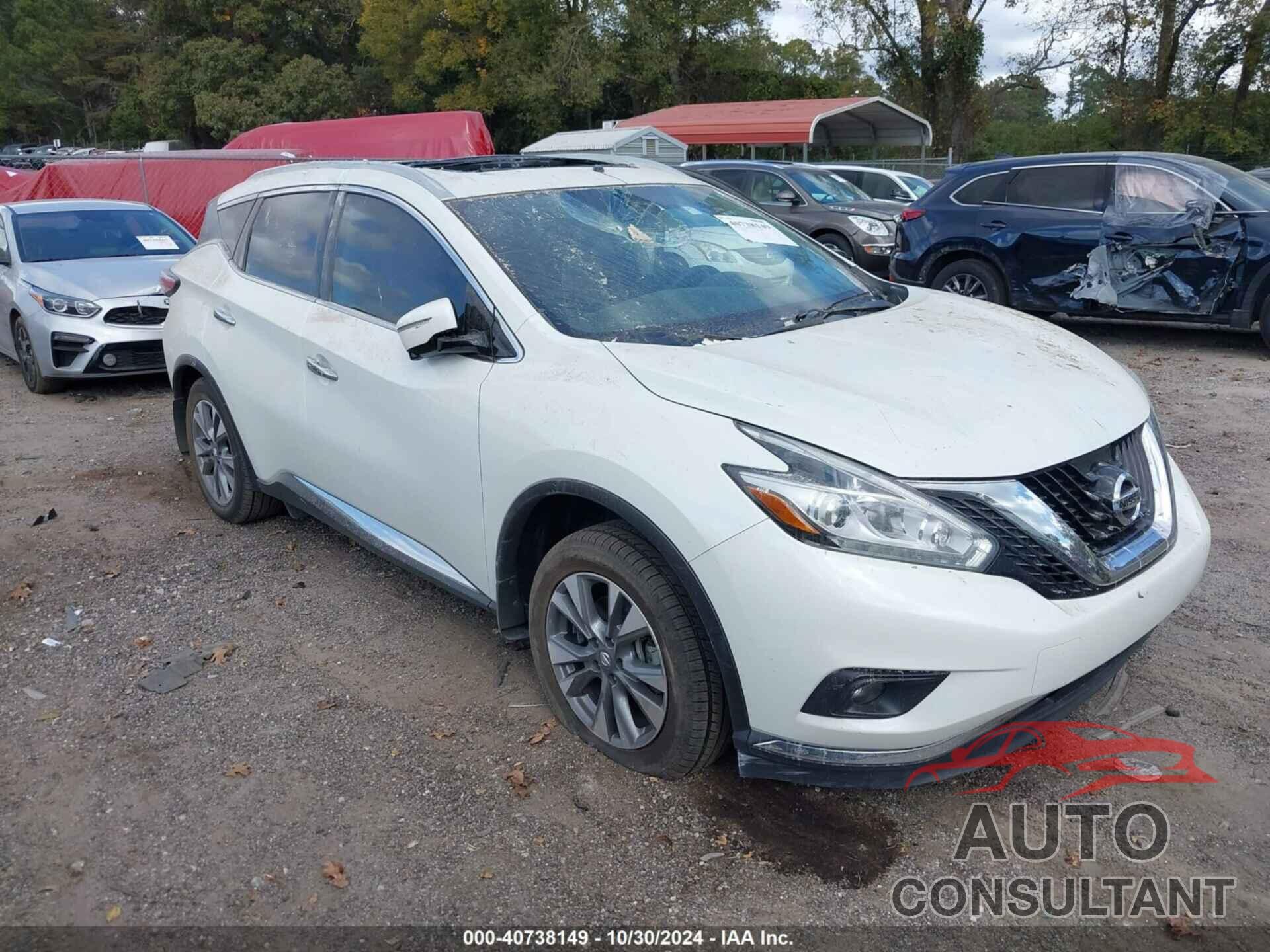 NISSAN MURANO 2015 - 5N1AZ2MG7FN278608