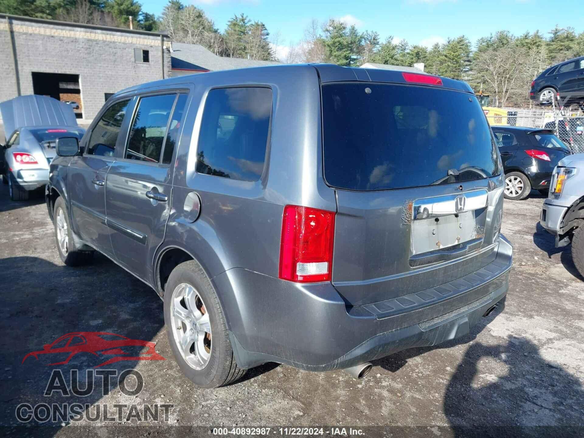 HONDA PILOT 2012 - 5FNYF4H57CB003380
