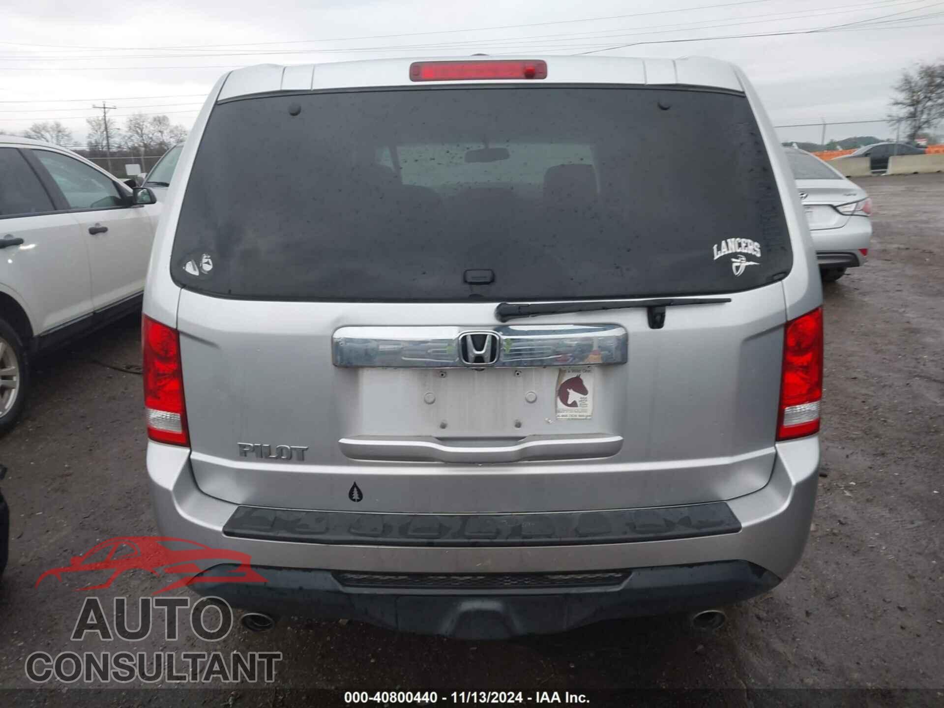 HONDA PILOT 2012 - 5FNYF3H57CB029438