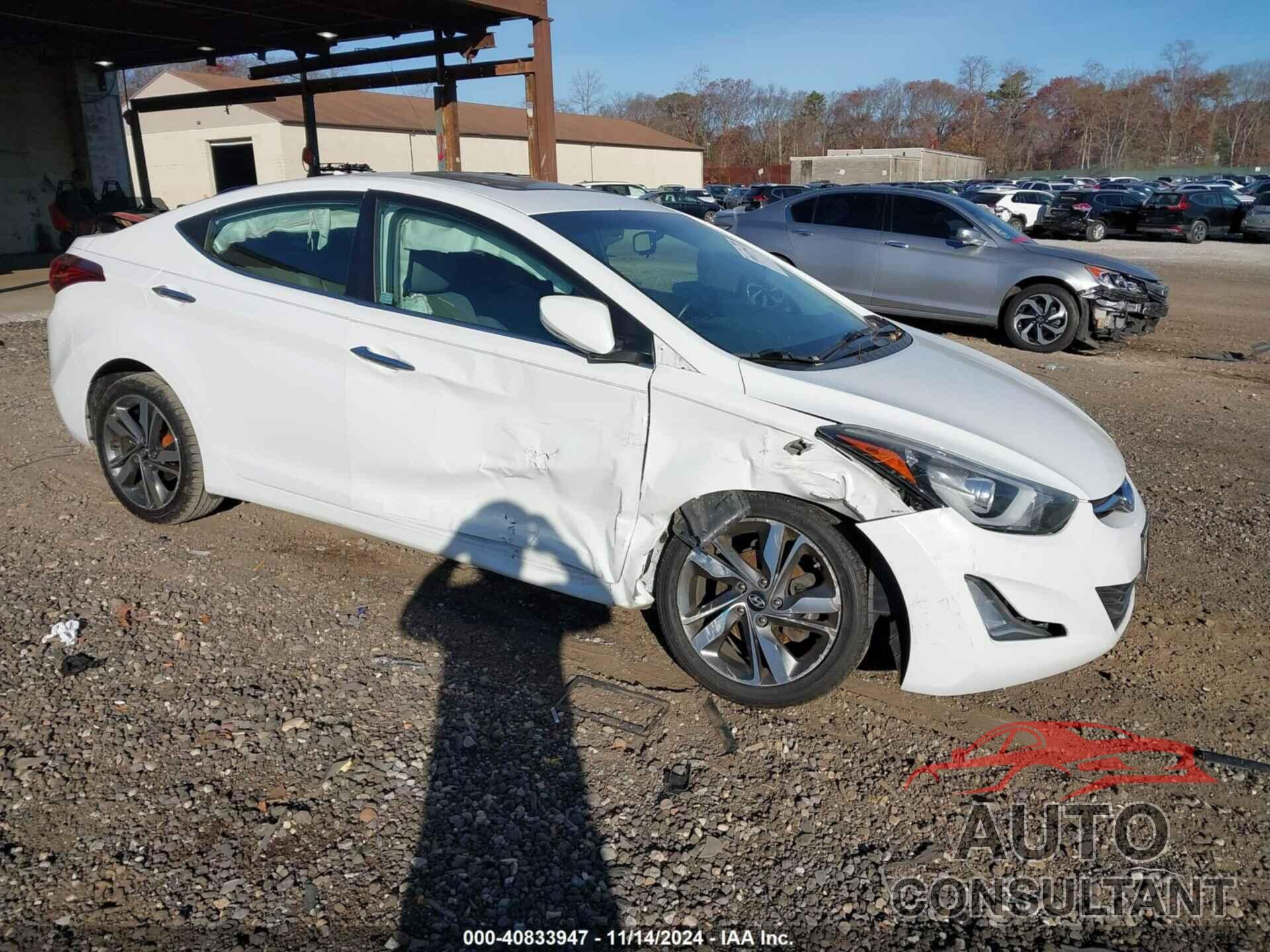 HYUNDAI ELANTRA 2014 - 5NPDH4AEXEH460966