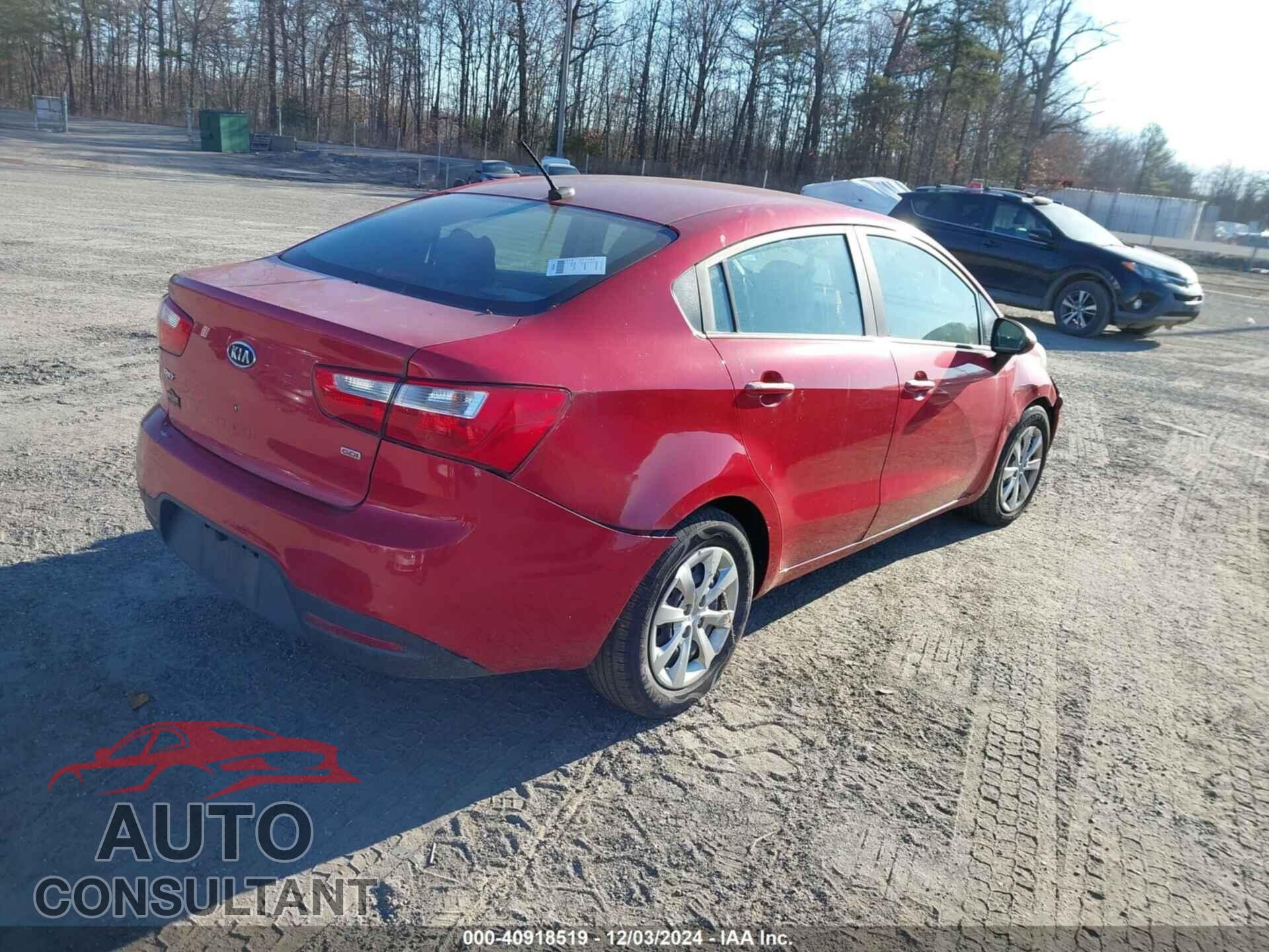 KIA RIO 2012 - KNADM4A38C6074304