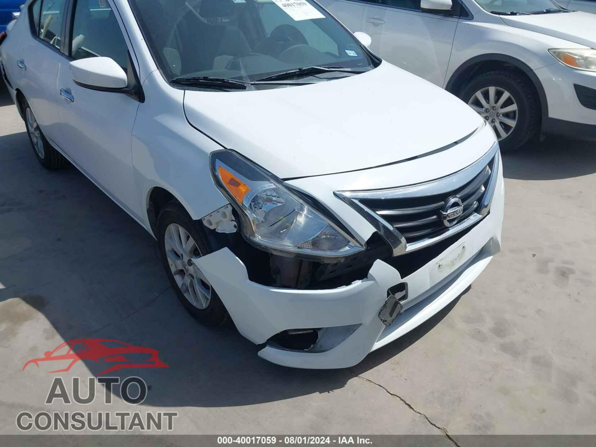 NISSAN VERSA 2019 - 3N1CN7AP3KL826594