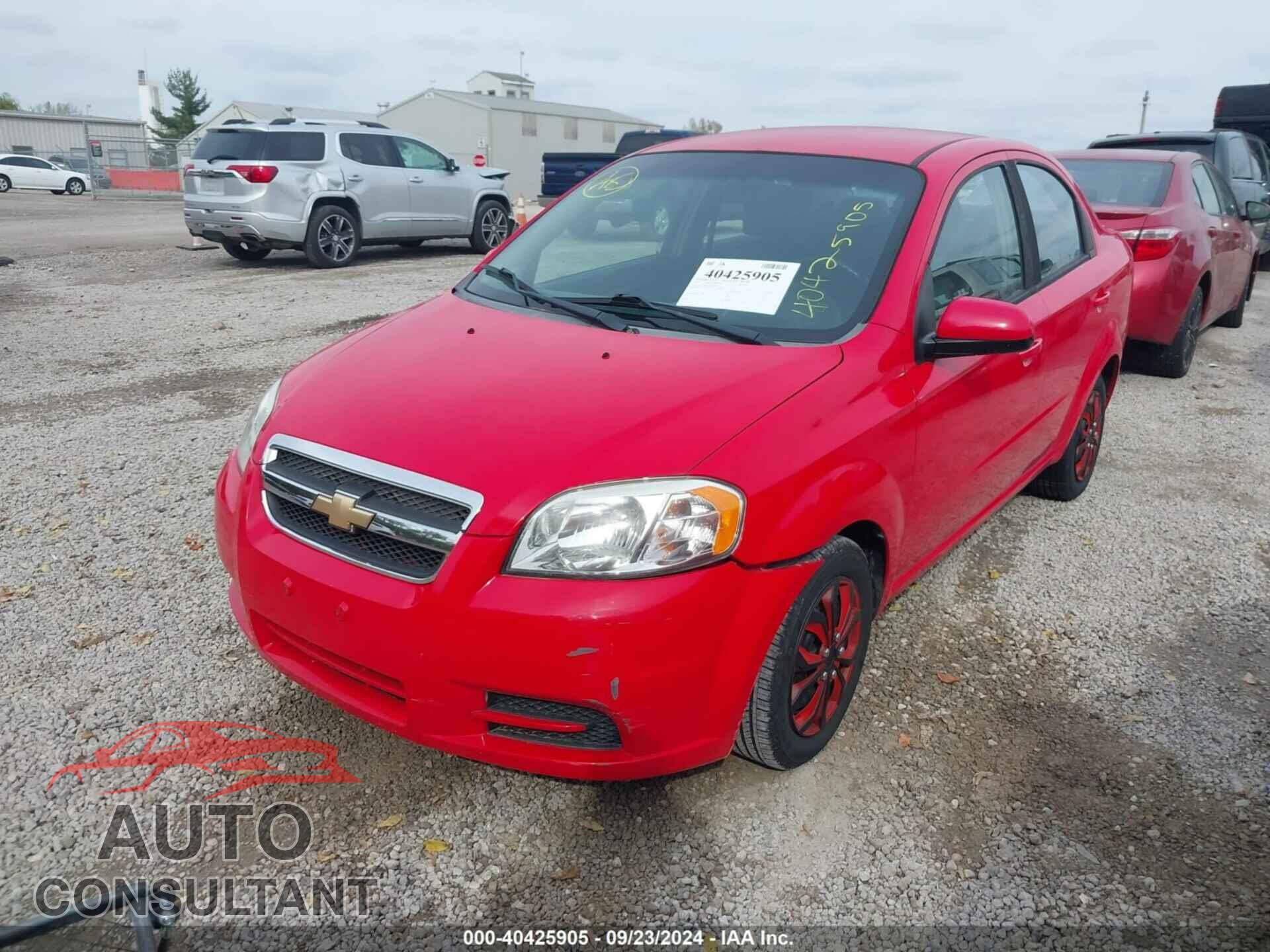 CHEVROLET AVEO 2011 - KL1TD5DEXBB146053