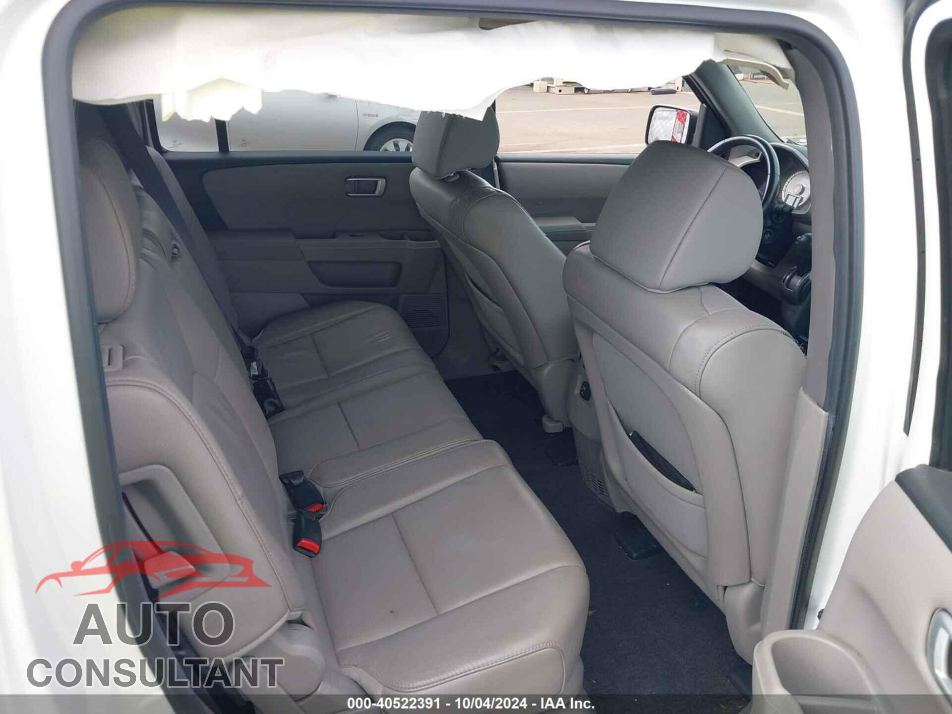 HONDA PILOT 2012 - 5FNYF3H51CB039351