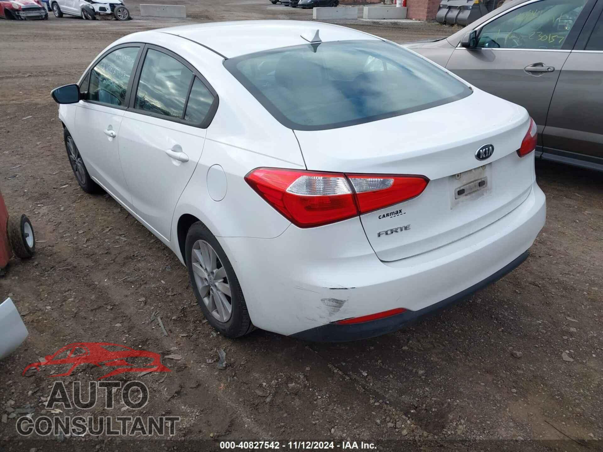 KIA FORTE 2014 - KNAFX4A60E5250894