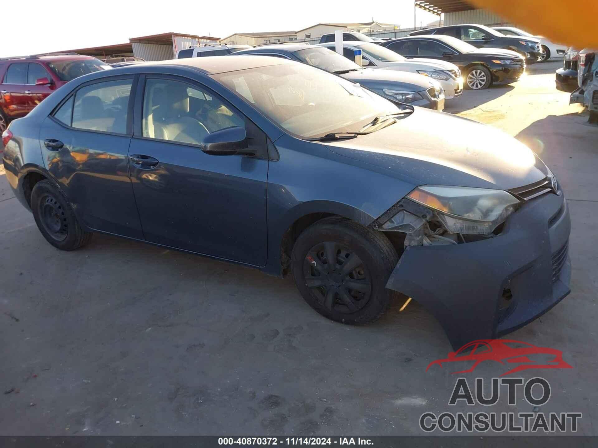 TOYOTA COROLLA 2014 - 5YFBURHE1EP000698