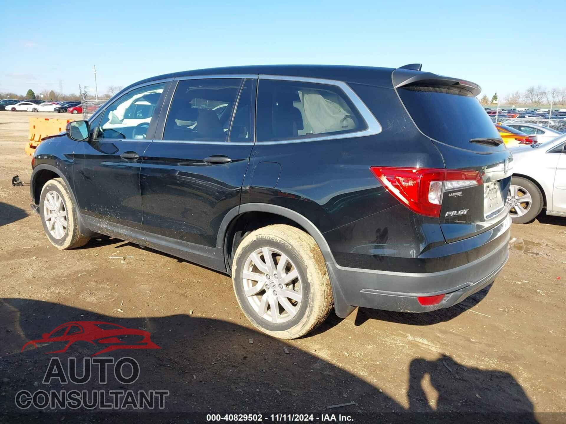 HONDA PILOT 2019 - 5FNYF6H15KB048101