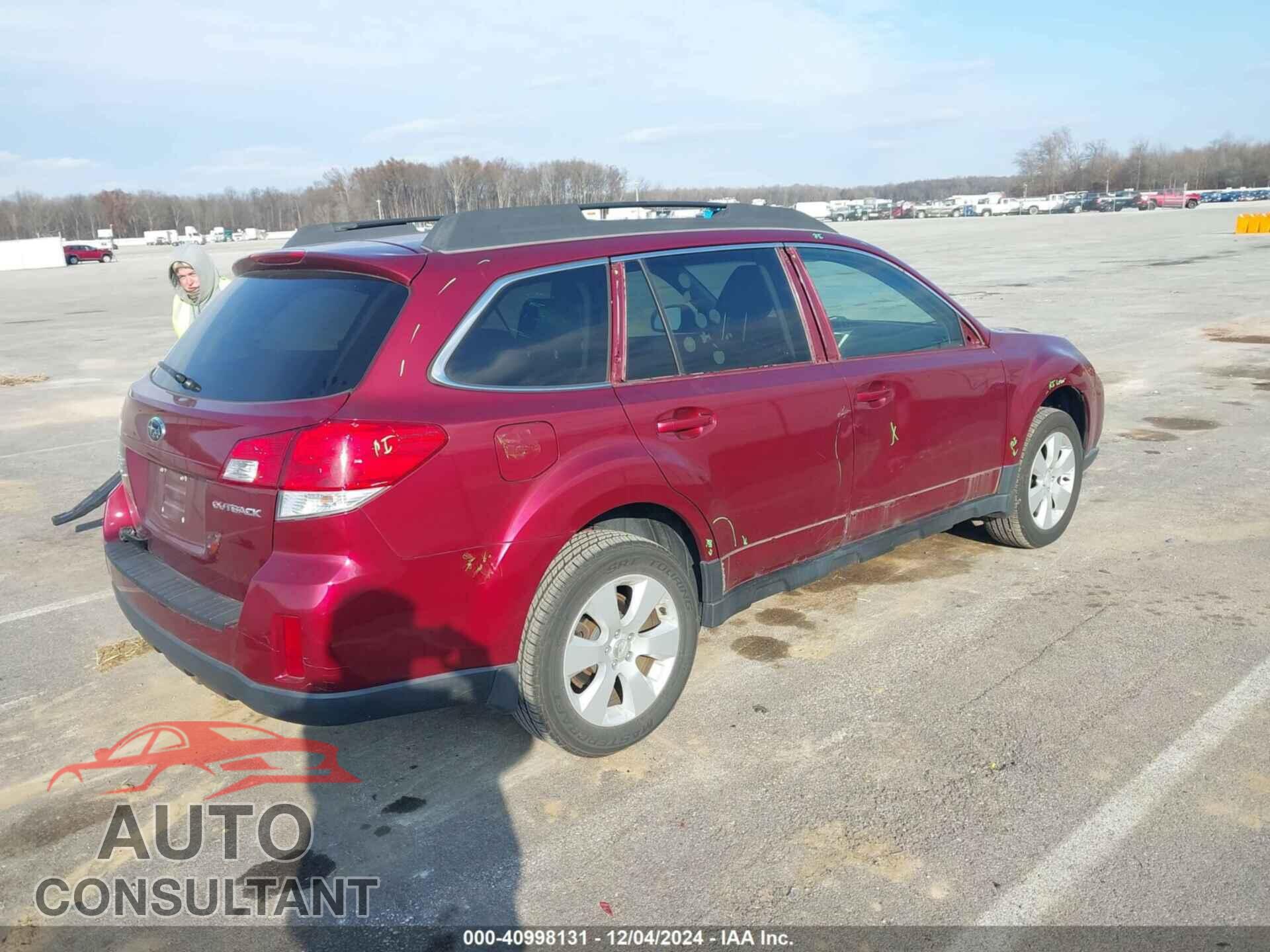 SUBARU OUTBACK 2012 - 4S4BRCCCXC3294768