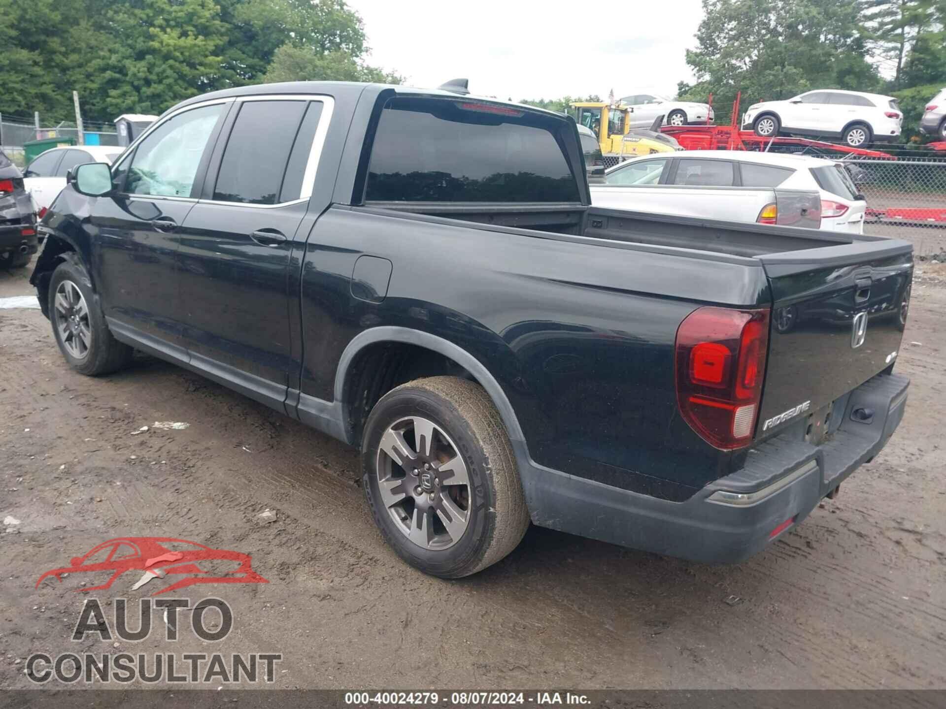 HONDA RIDGELINE 2017 - 5FPYK3F62HB013119