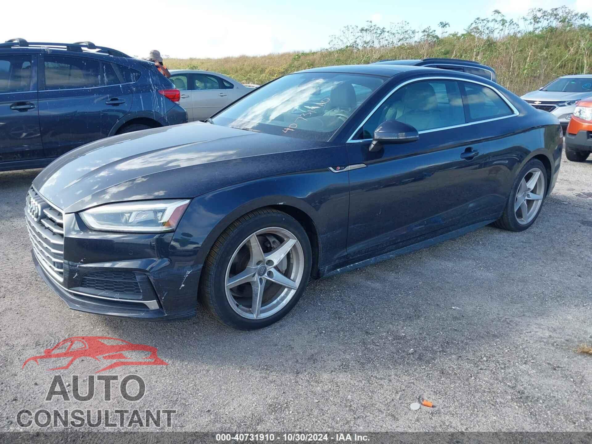 AUDI A5 2018 - WAUTNAF58JA009528