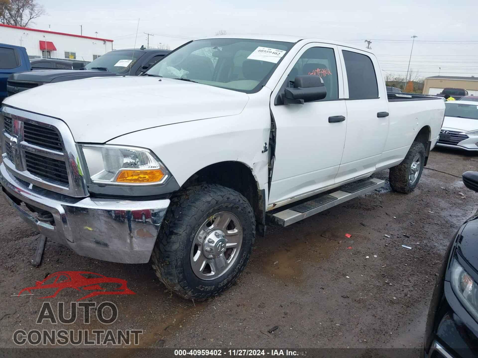 DODGE RAM 2500 2010 - 3D7UT2CL8AG132629