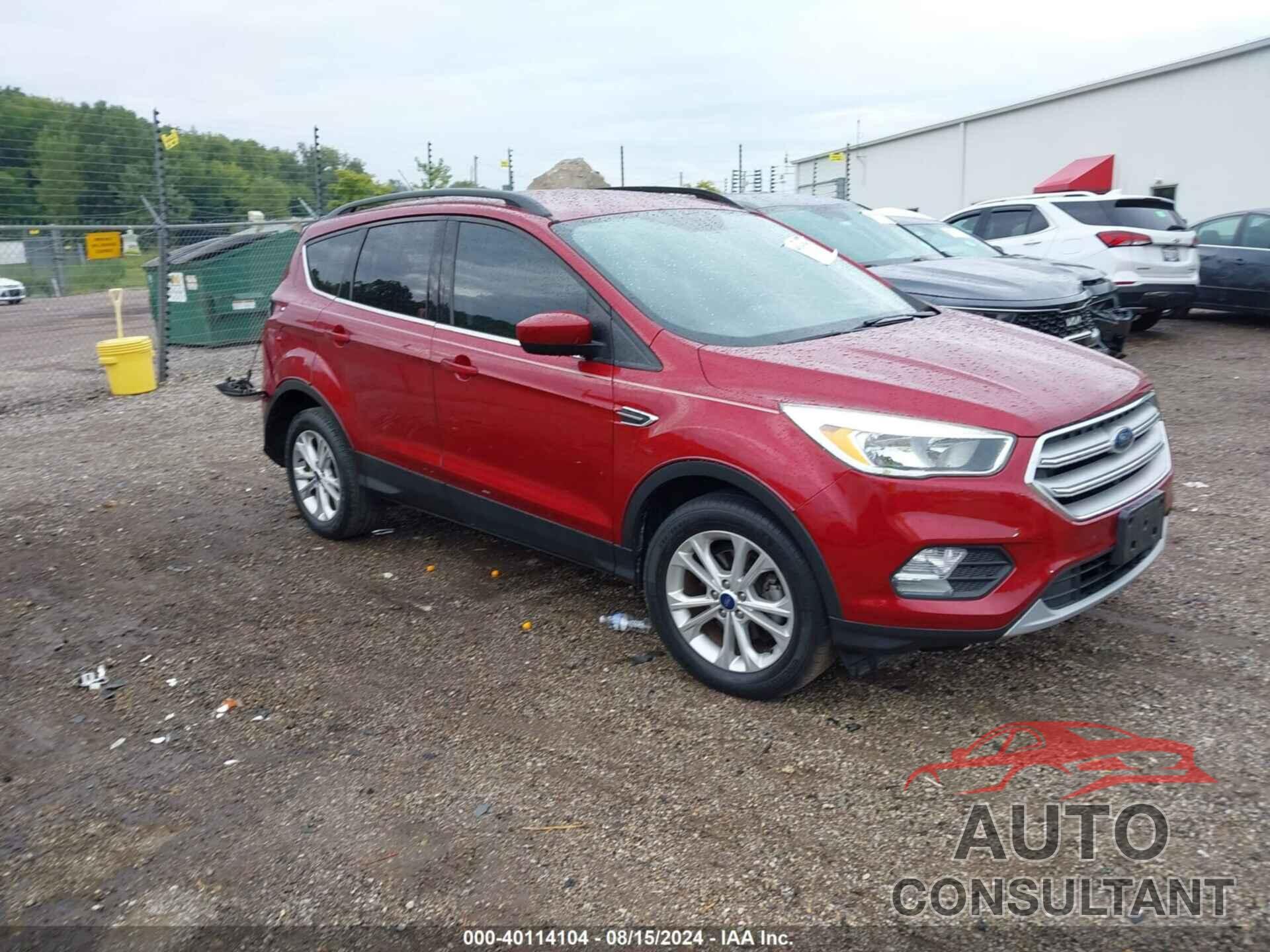 FORD ESCAPE 2018 - 1FMCU0GDXJUA25486