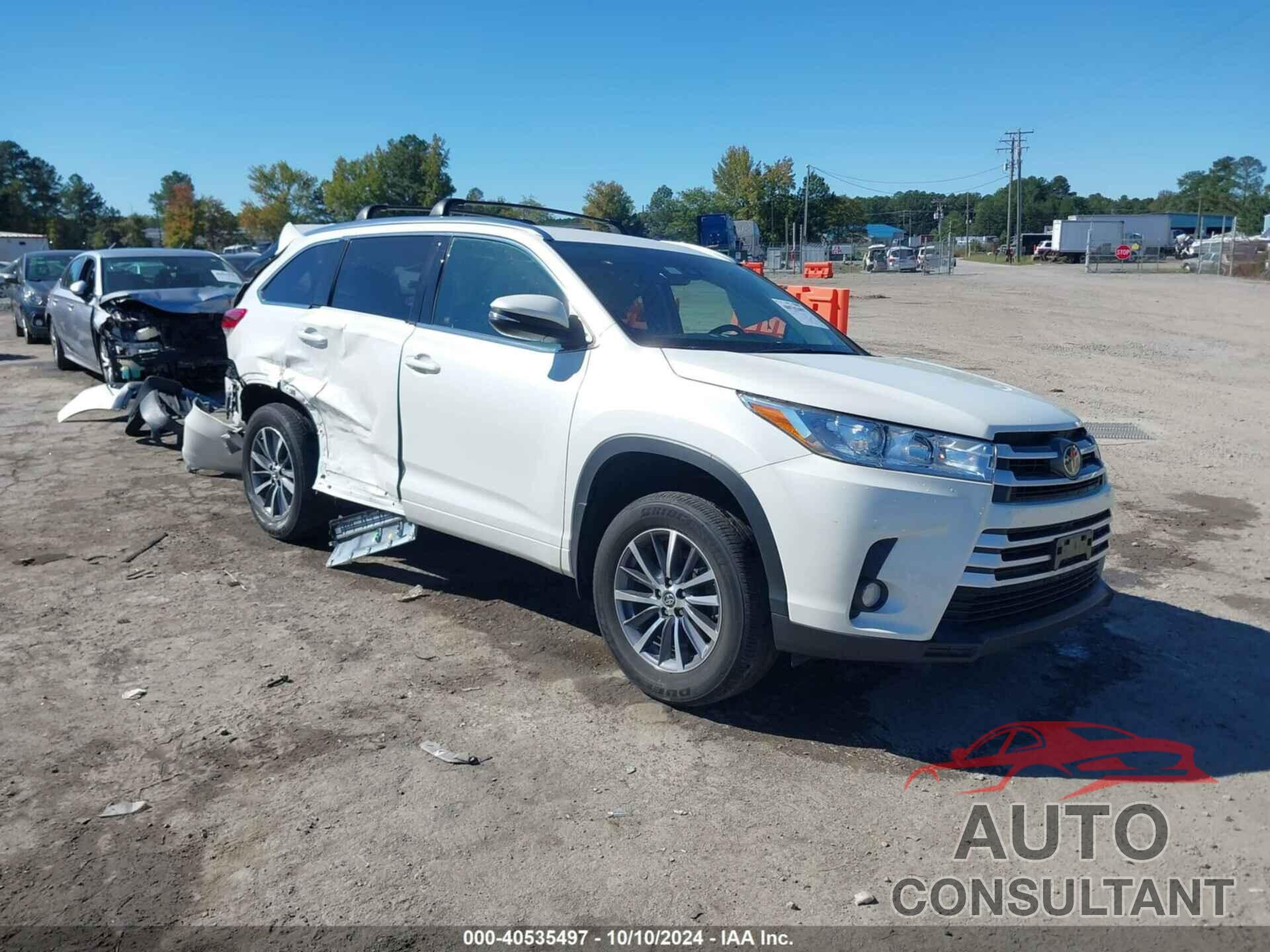 TOYOTA HIGHLANDER 2017 - 5TDJZRFH3HS516440