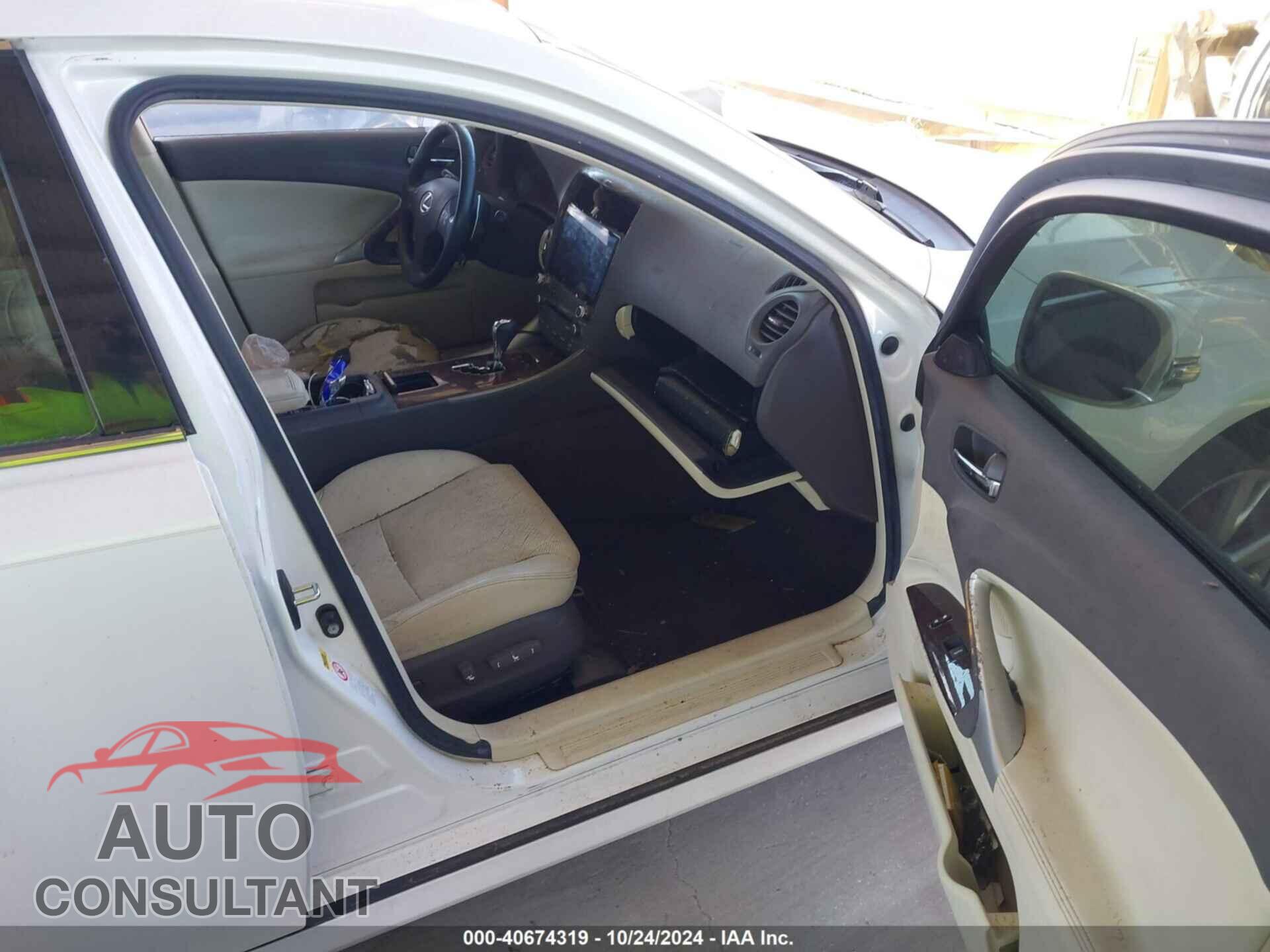 LEXUS IS 250 2010 - JTHBF5C27A5109978