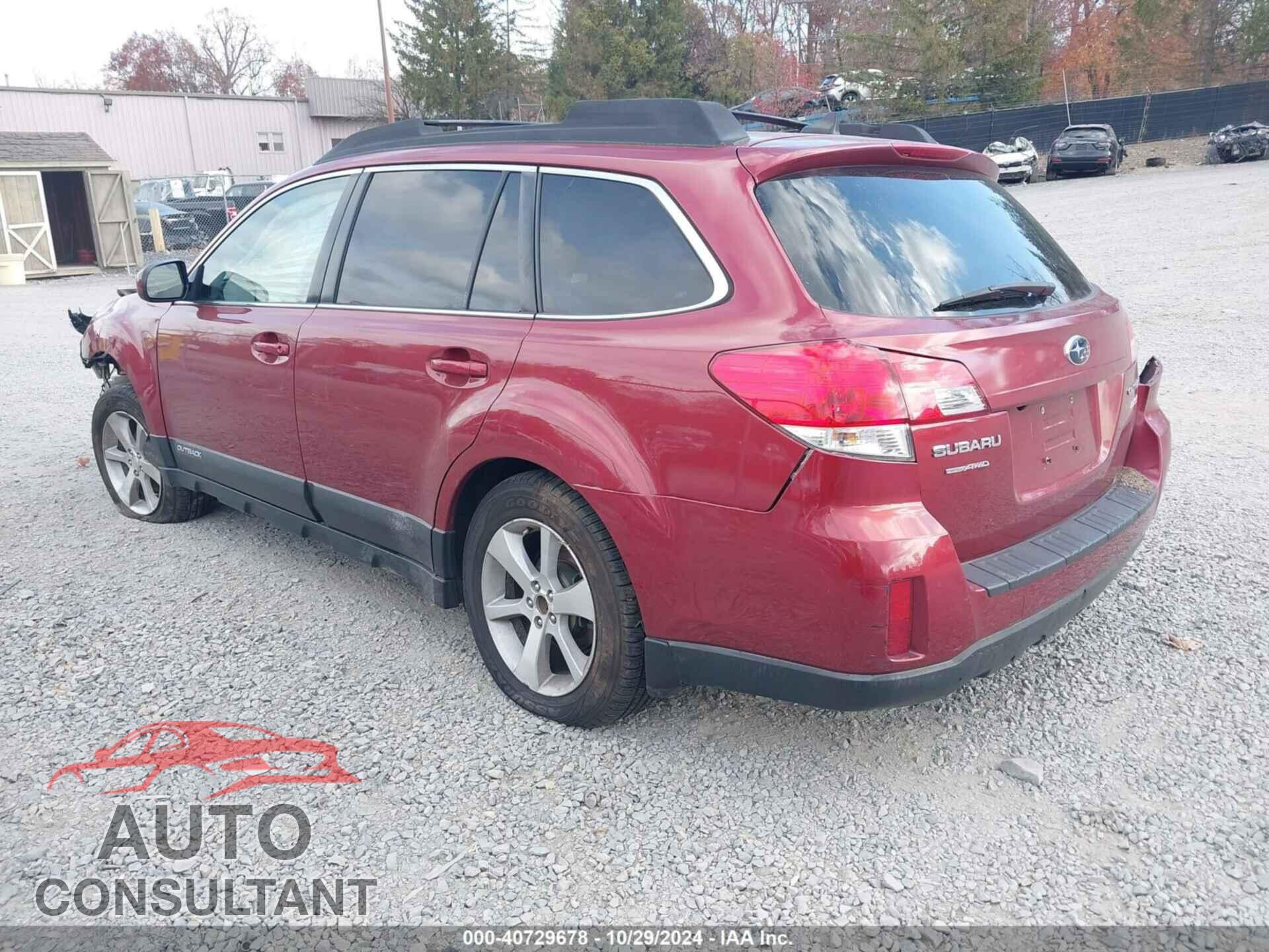 SUBARU OUTBACK 2013 - 4S4BRBPC6D3254886