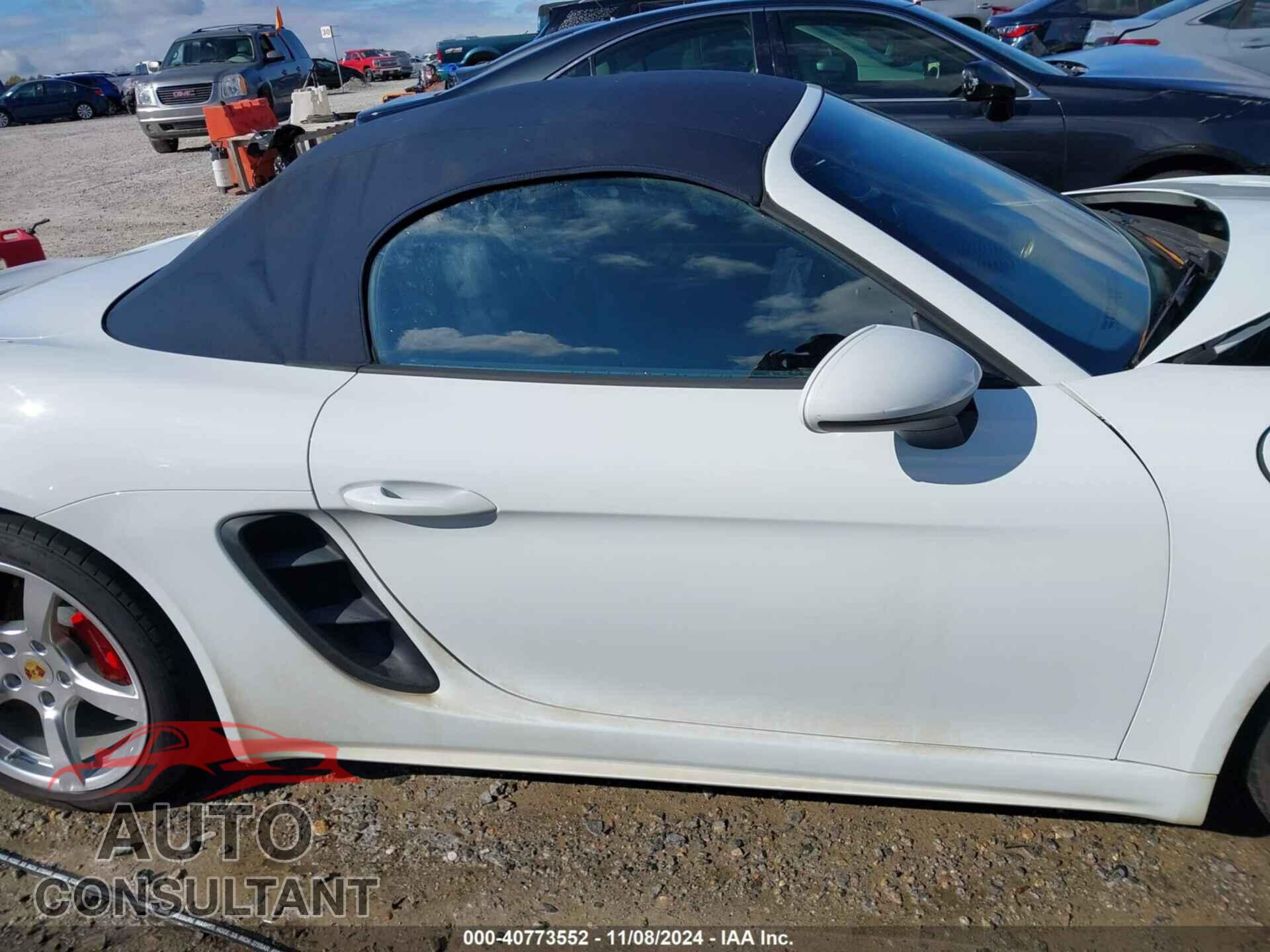 PORSCHE 718 BOXSTER 2017 - WP0CB2A87HS240623