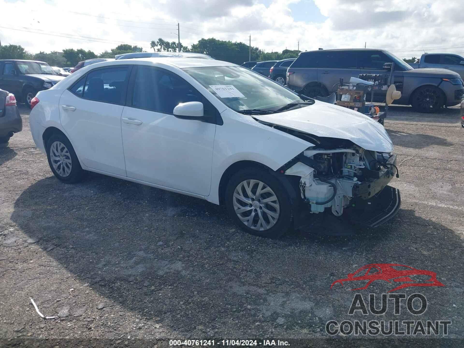 TOYOTA COROLLA 2017 - 2T1BURHE9HC852964