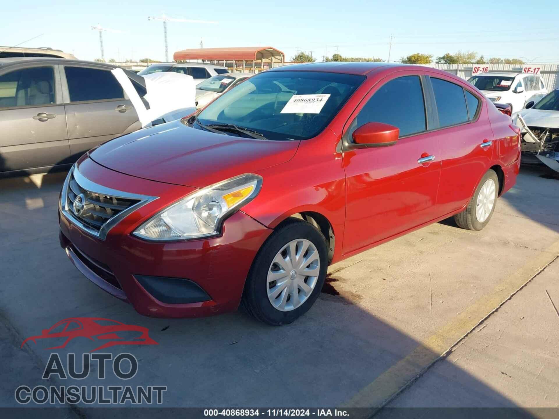 NISSAN VERSA 2017 - 3N1CN7APXHL808618