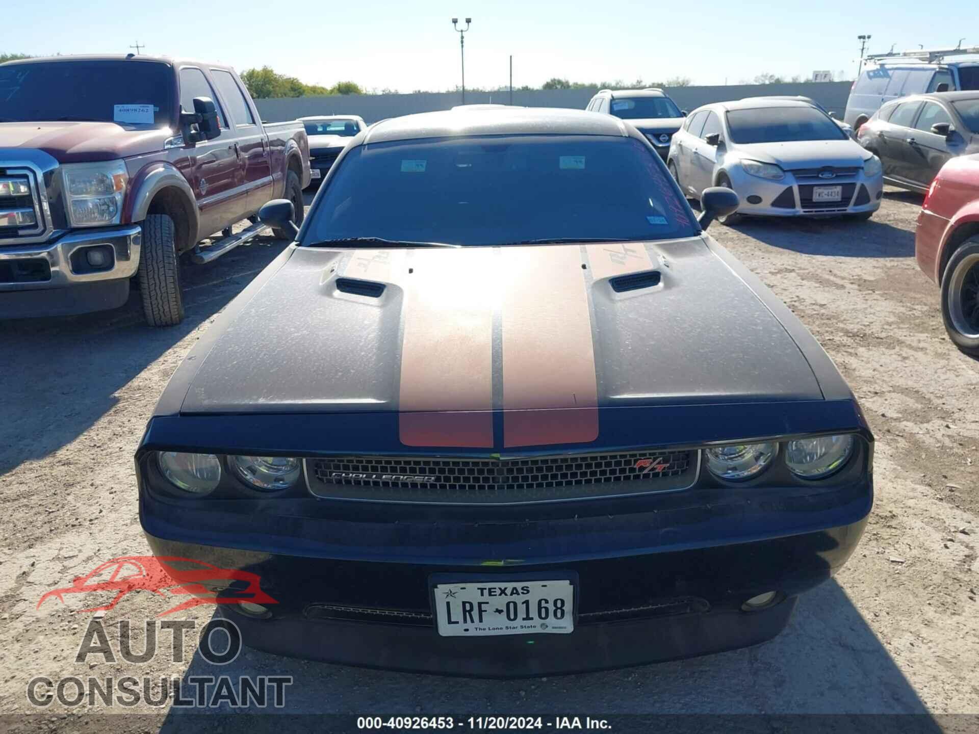 DODGE CHALLENGER 2012 - 2C3CDYBT3CH268634