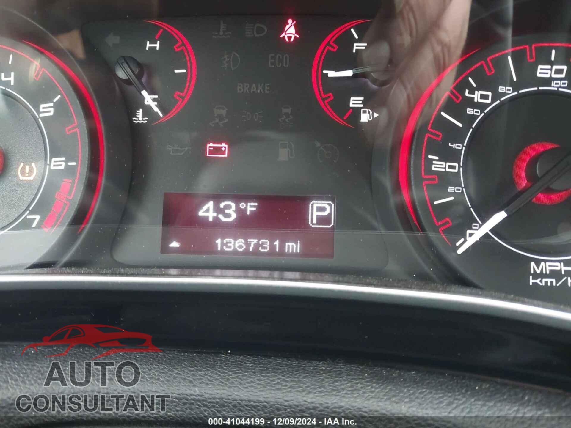 DODGE DART 2013 - 1C3CDFBA8DD300107