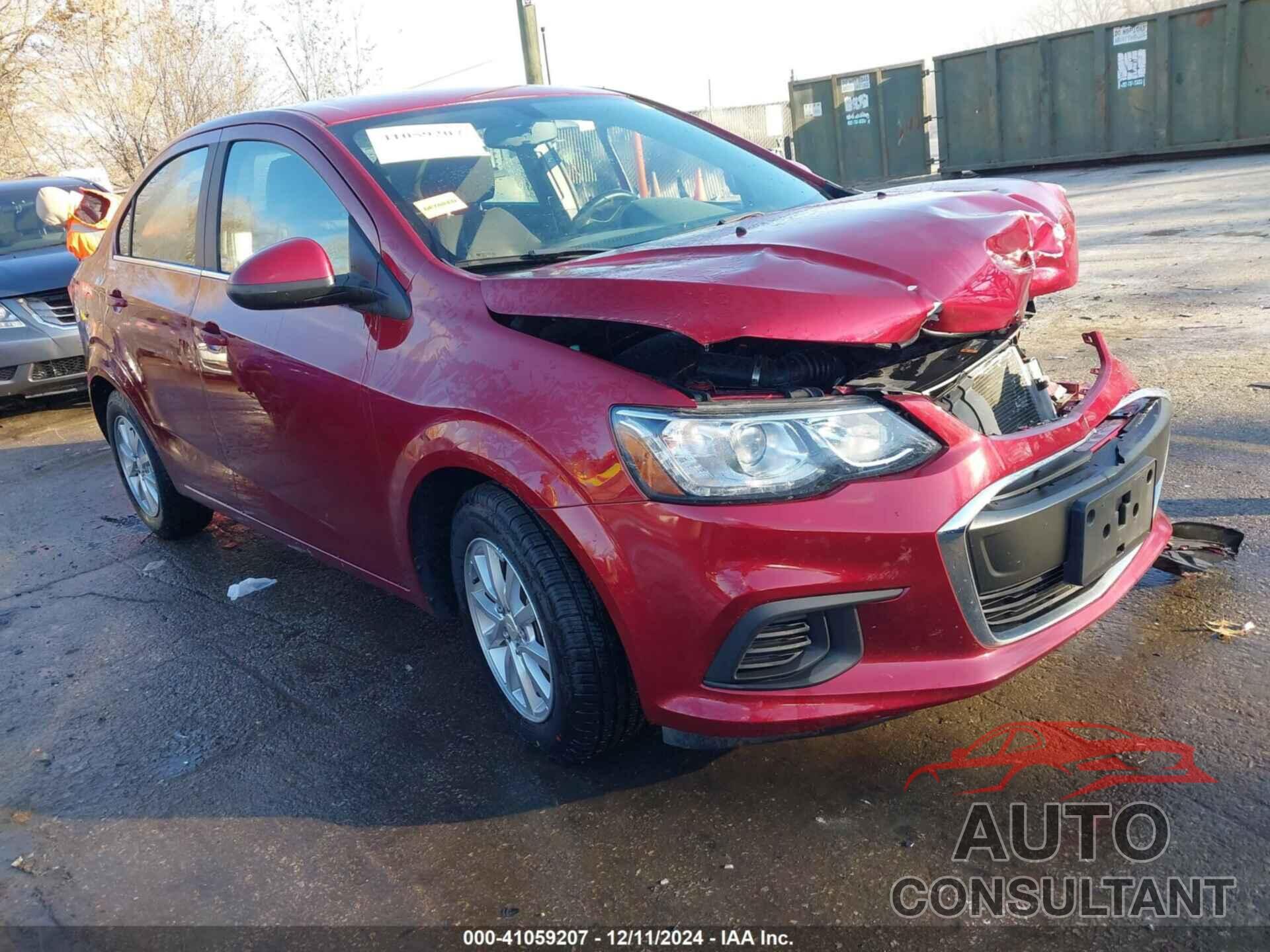 CHEVROLET SONIC 2019 - 1G1JD5SB5K4110762