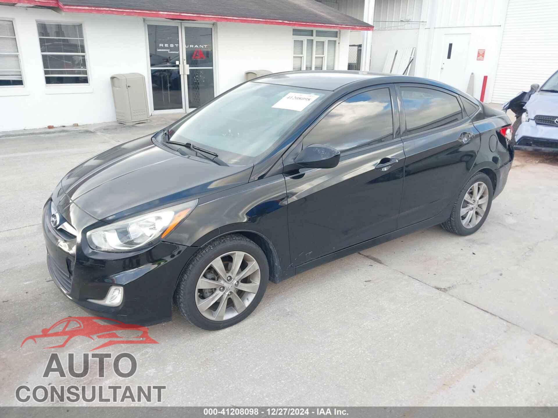 HYUNDAI ACCENT 2012 - KMHCU4AE6CU135947