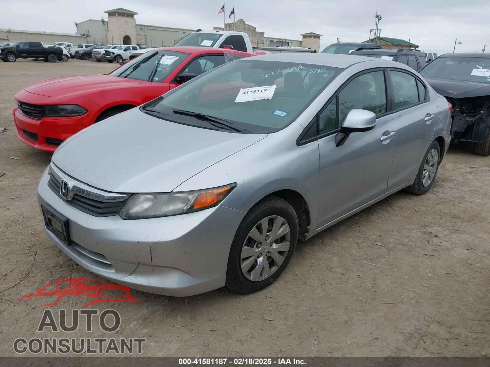 HONDA CIVIC 2012 - 19XFB2F53CE091683