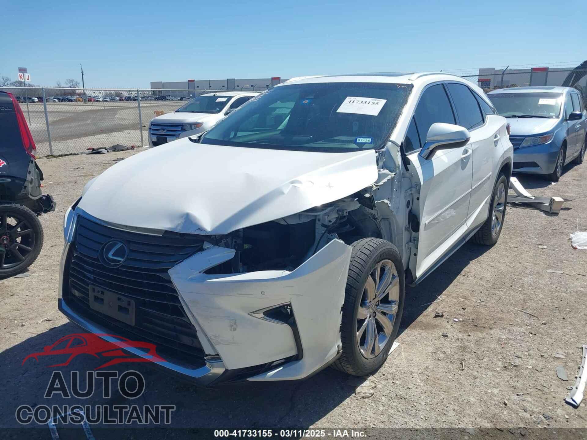 LEXUS RX 350 2017 - 2T2BZMCA5HC133733