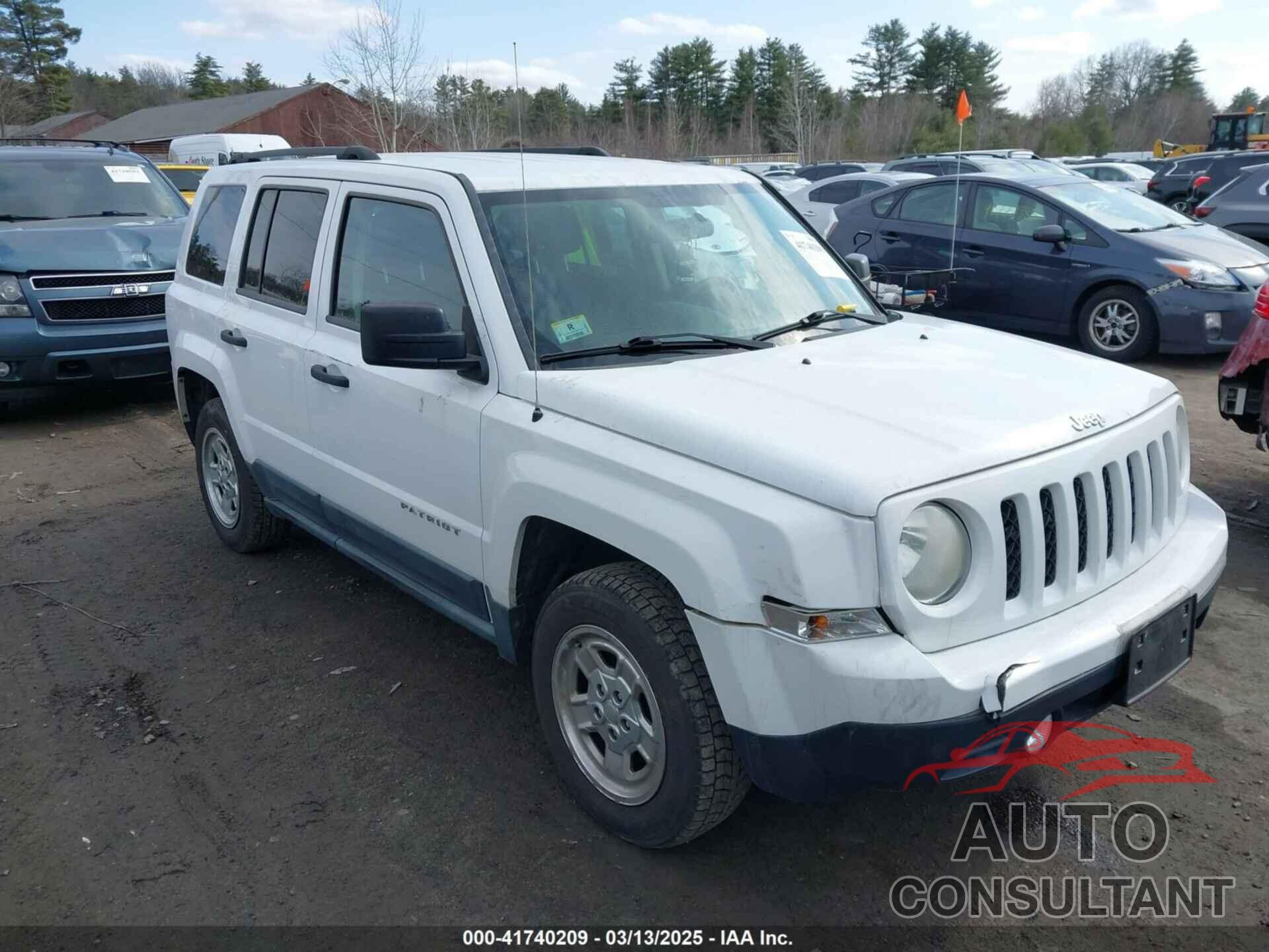 JEEP PATRIOT 2011 - 1J4NF1GB0BD222903