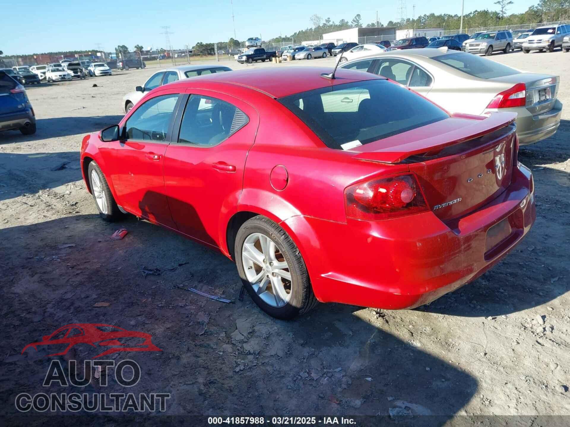 DODGE AVENGER 2011 - 1B3BD1FG7BN585061
