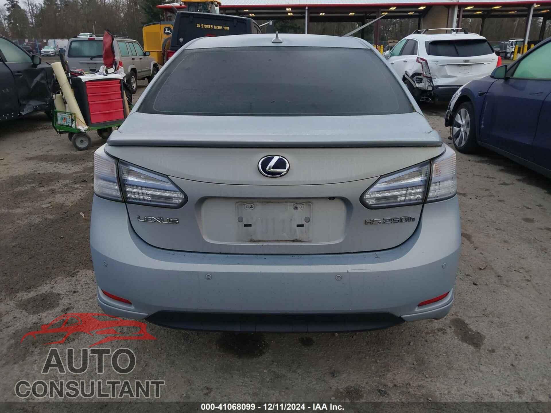 LEXUS HS 250H 2010 - JTHBB1BA4A2026491