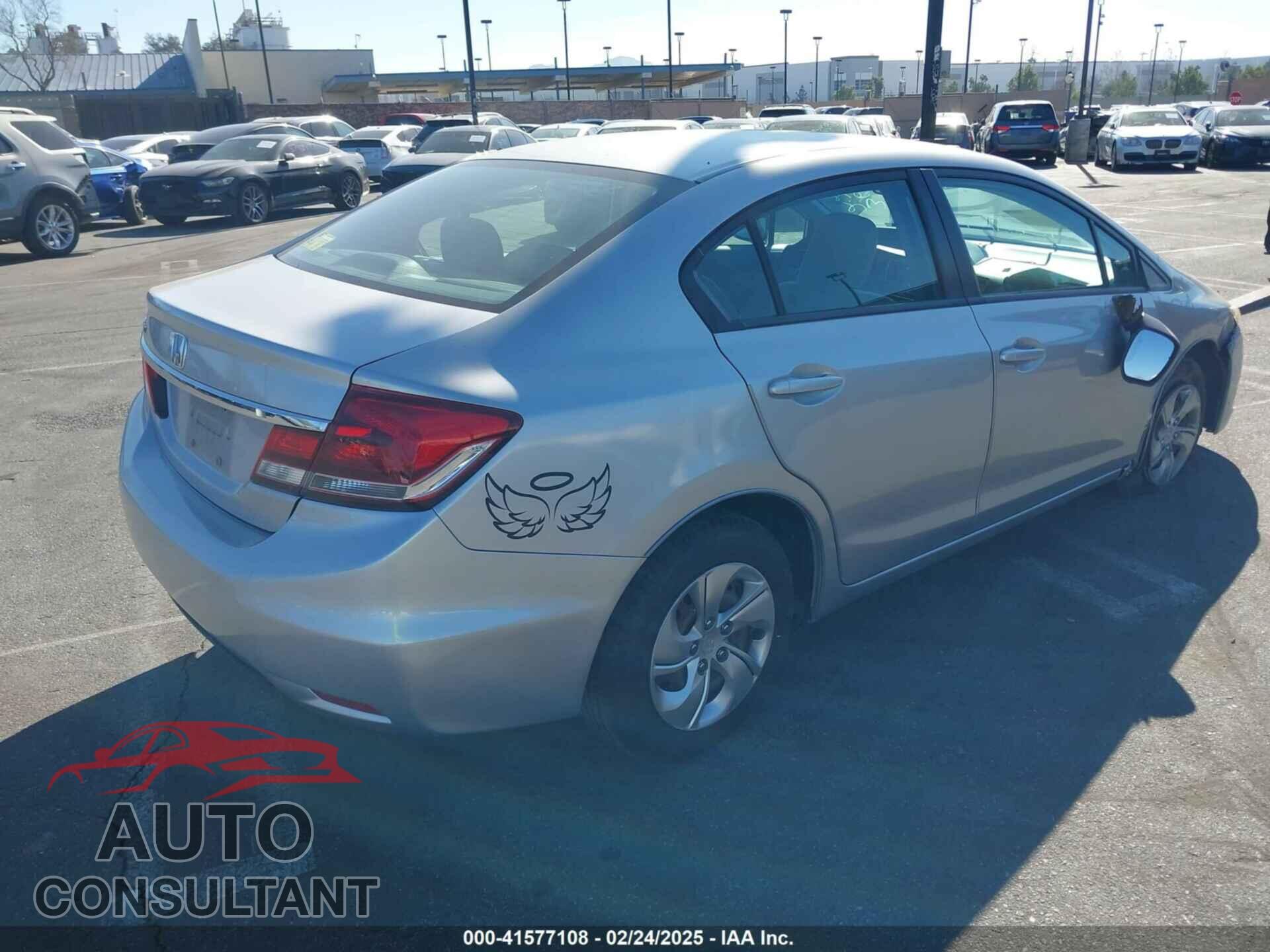 HONDA CIVIC 2013 - 19XFB2F54DE263026