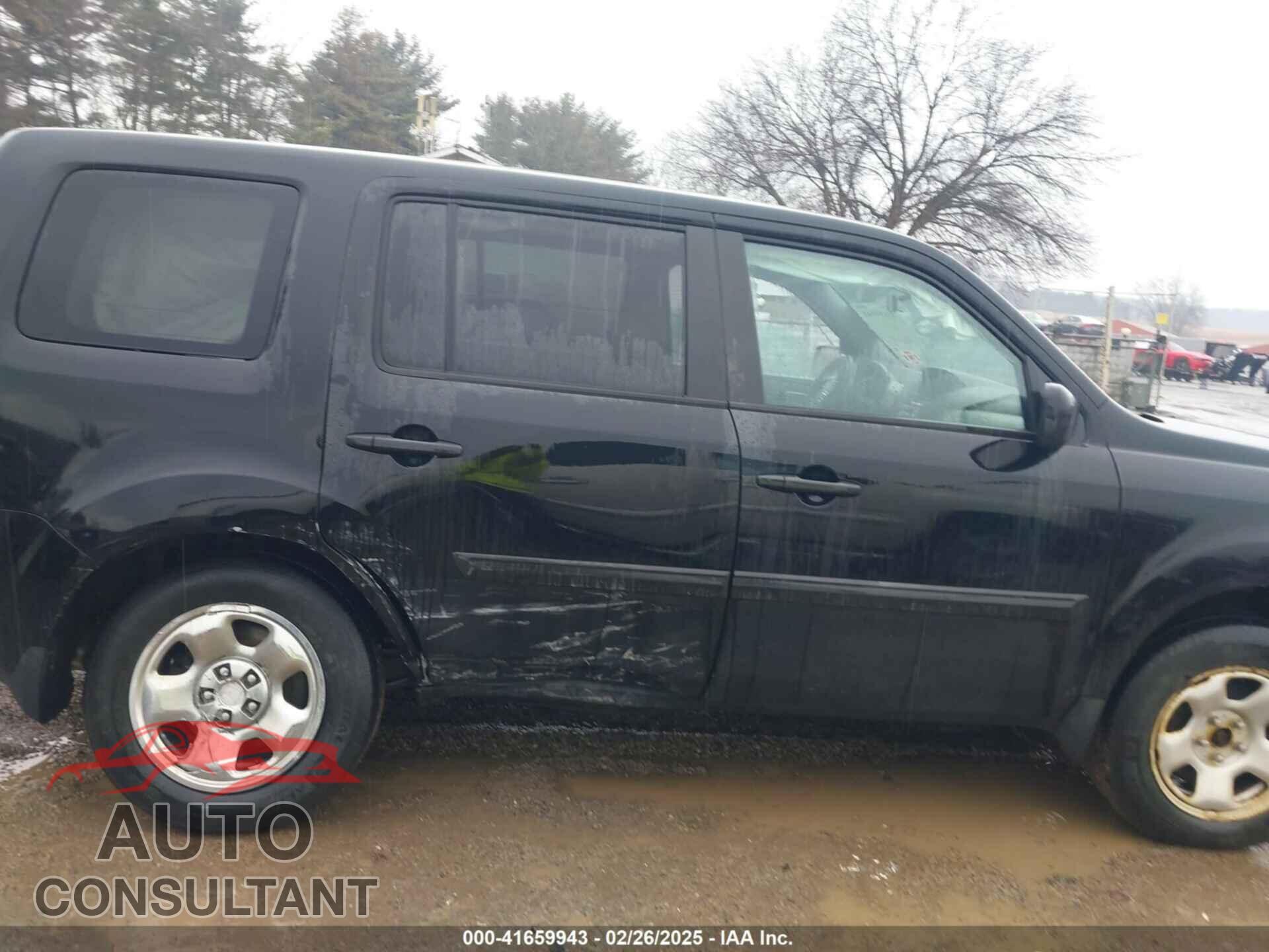 HONDA PILOT 2013 - 5FNYF4H24DB002775