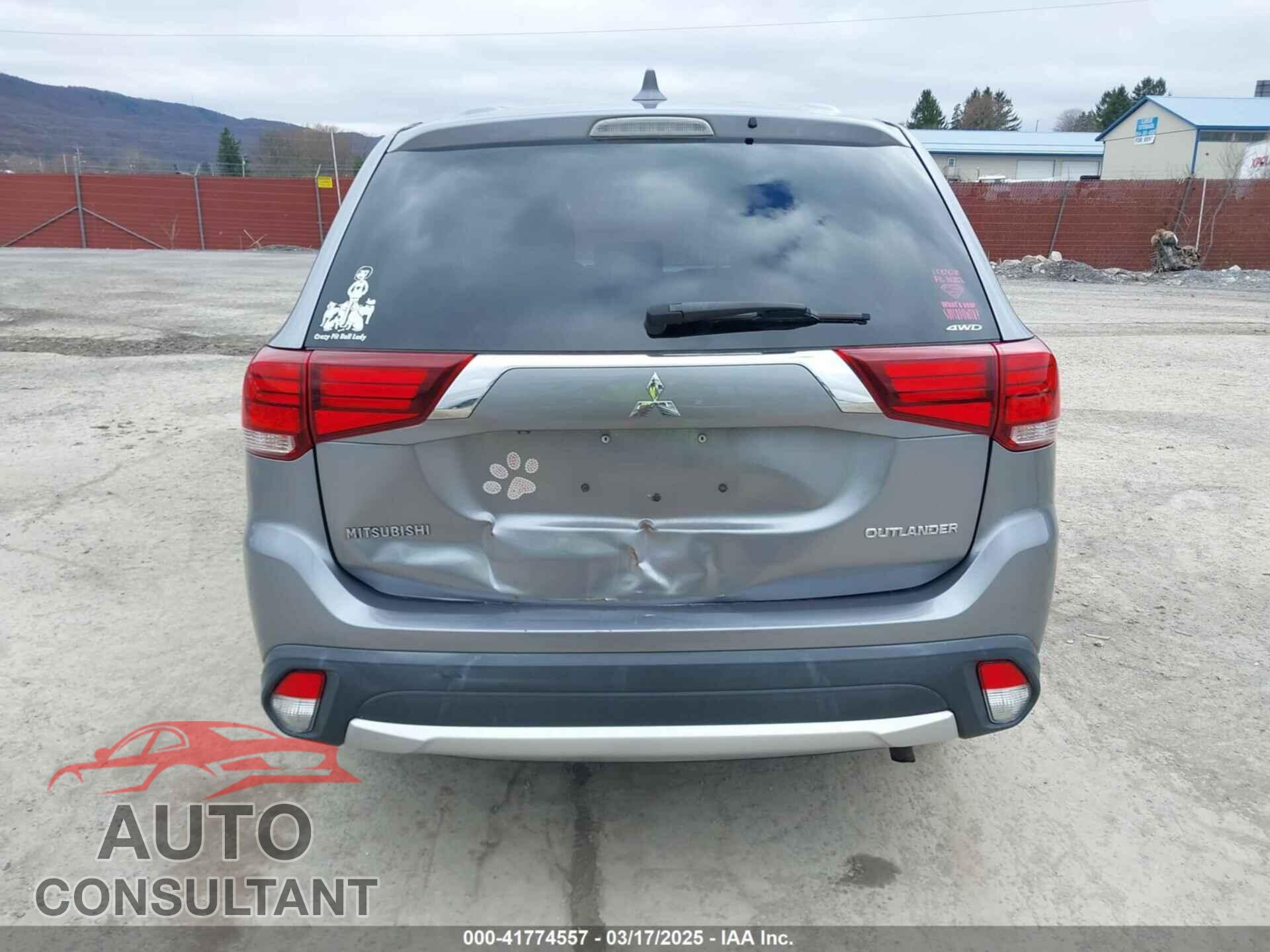 MITSUBISHI OUTLANDER 2017 - JA4AZ2A39HZ070242