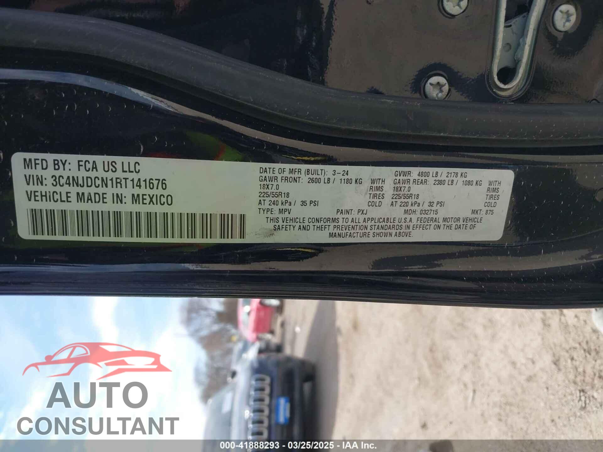 JEEP COMPASS 2024 - 3C4NJDCN1RT141676