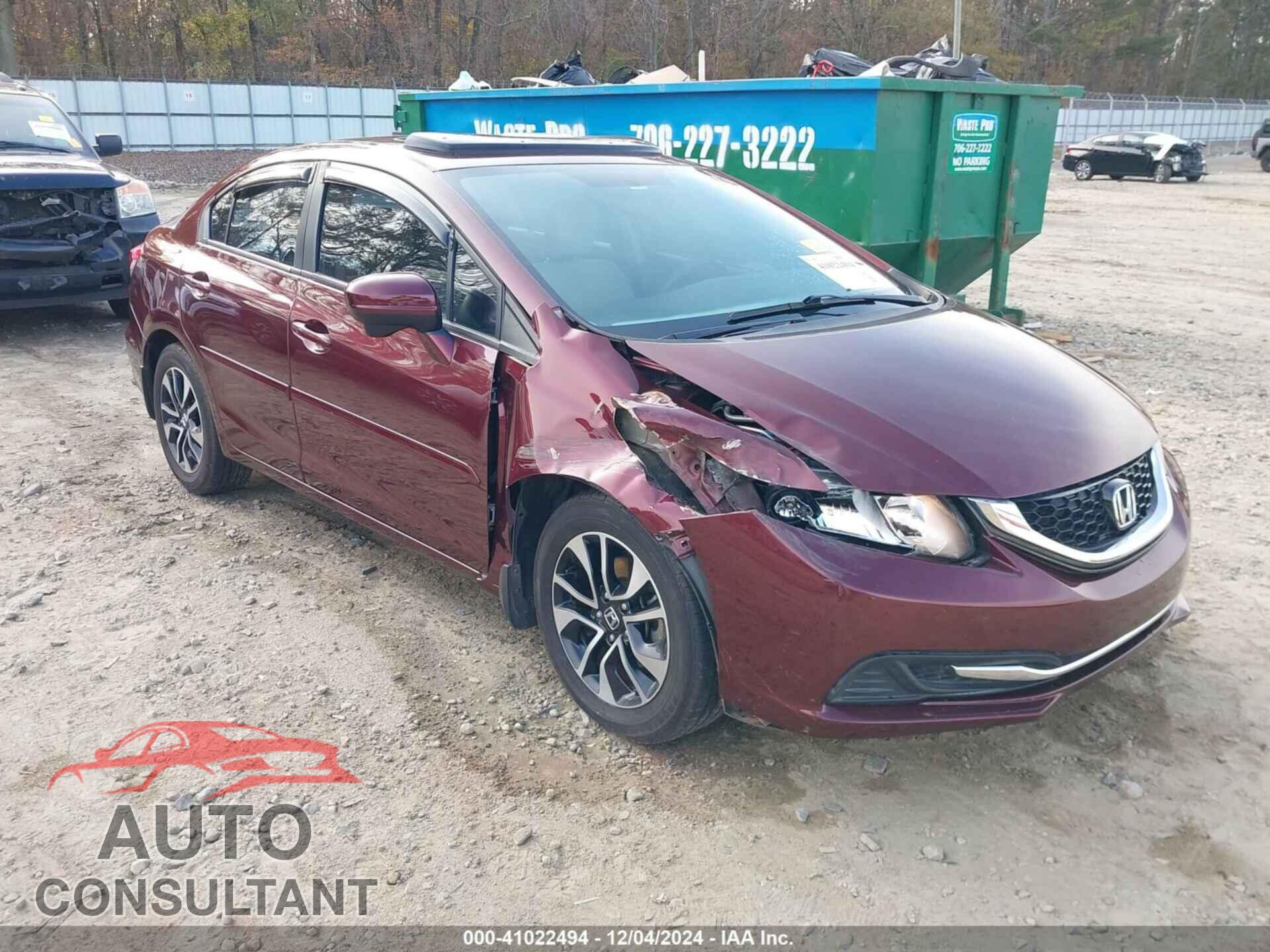 HONDA CIVIC 2014 - 19XFB2F8XEE006058