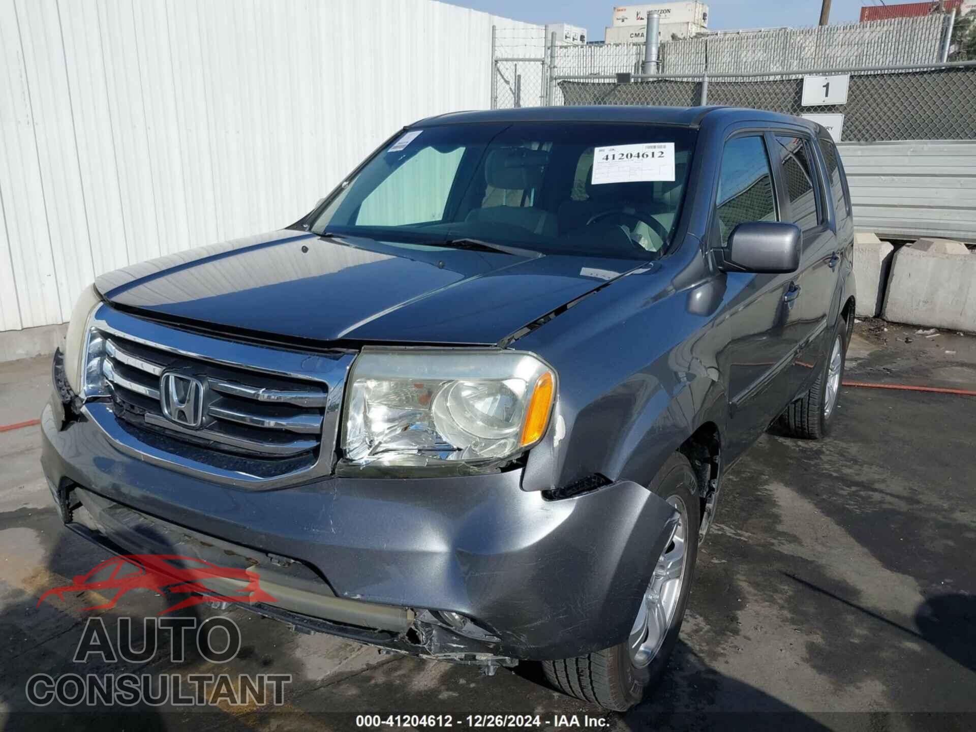 HONDA PILOT 2012 - 5FNYF3H44CB016685