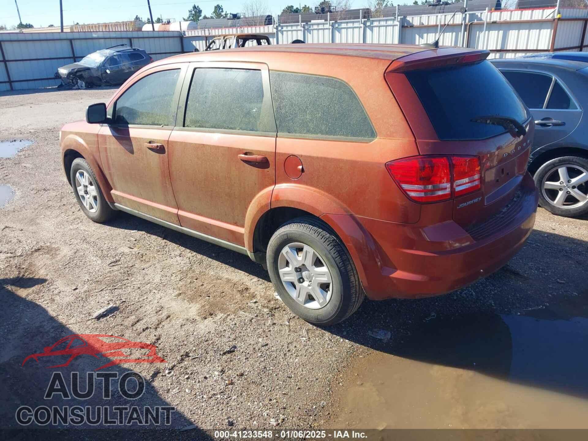 DODGE JOURNEY 2012 - 3C4PDCAB9CT390835