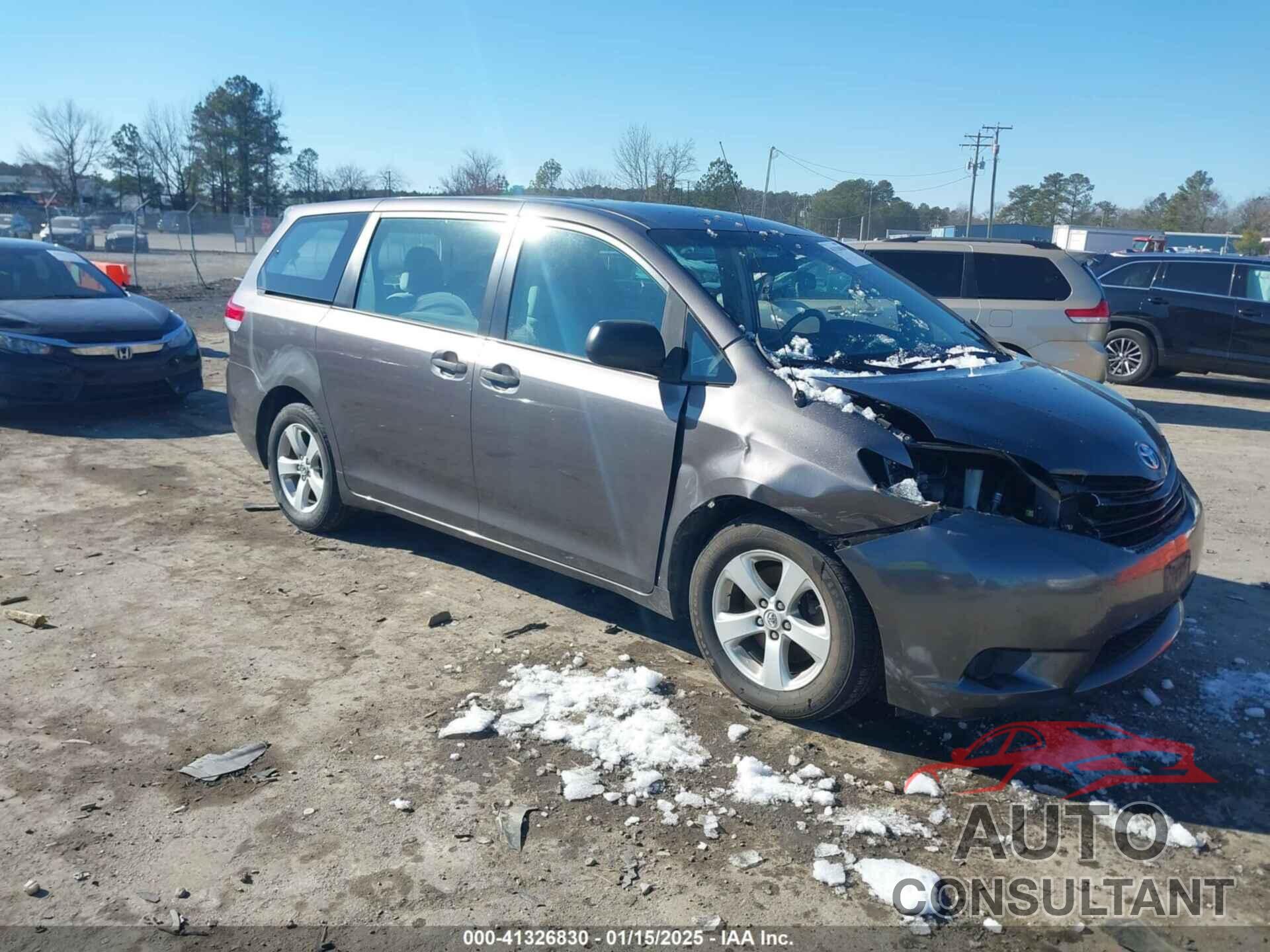 TOYOTA SIENNA 2013 - 5TDZK3DC9DS397864