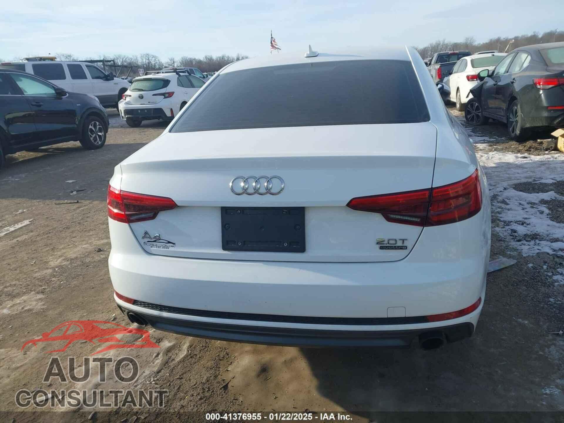 AUDI A4 2017 - WAUDNAF46HN056300