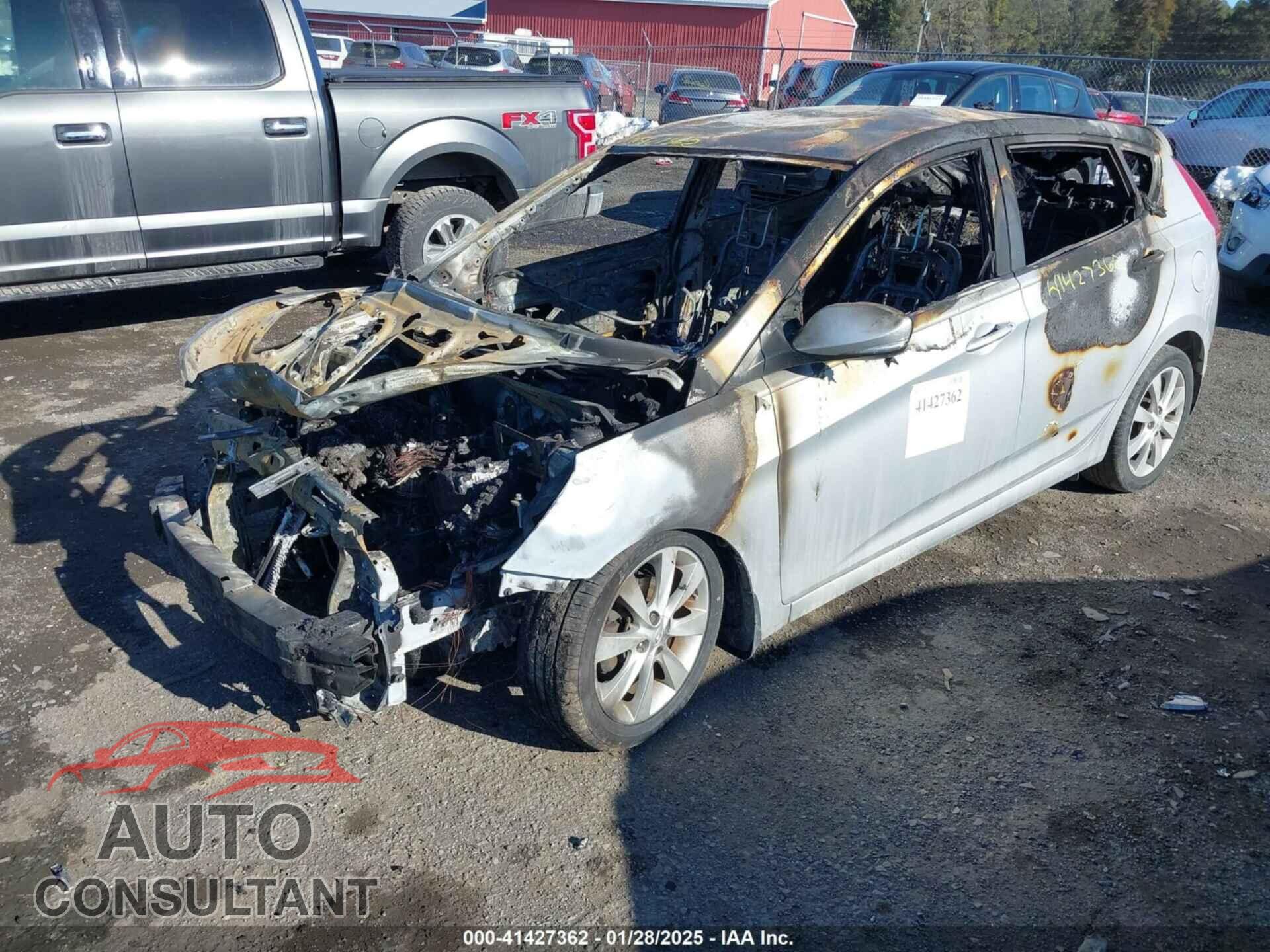 HYUNDAI ACCENT 2014 - KMHCU5AE6EU173705