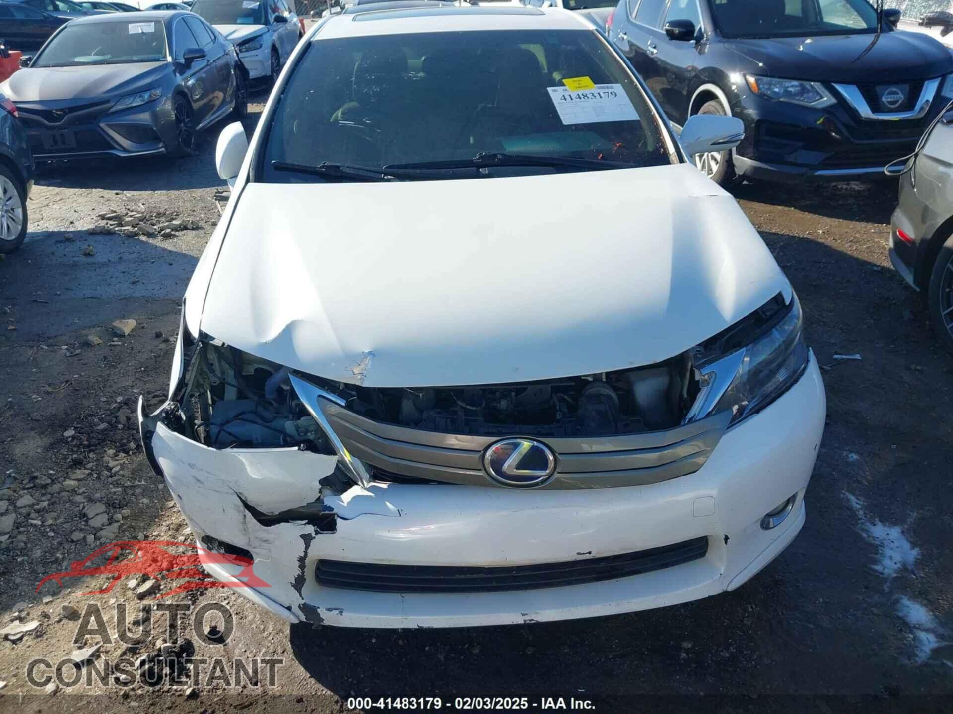 LEXUS HS 250H 2010 - JTHBB1BA3A2014574