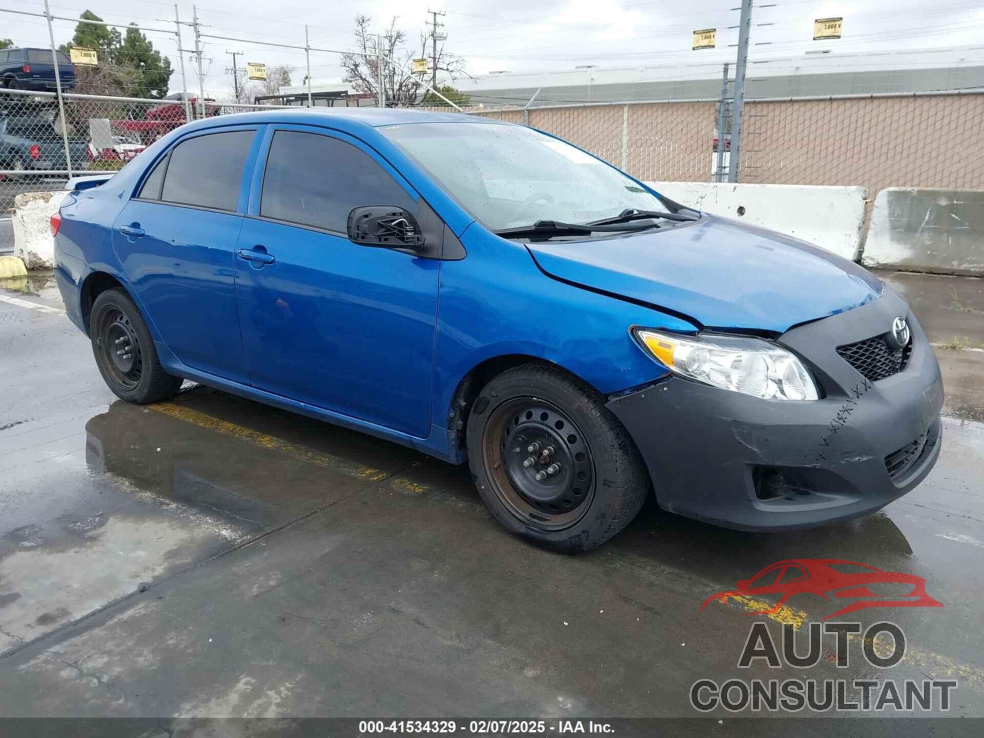 TOYOTA COROLLA 2009 - 1NXBU40E89Z048587