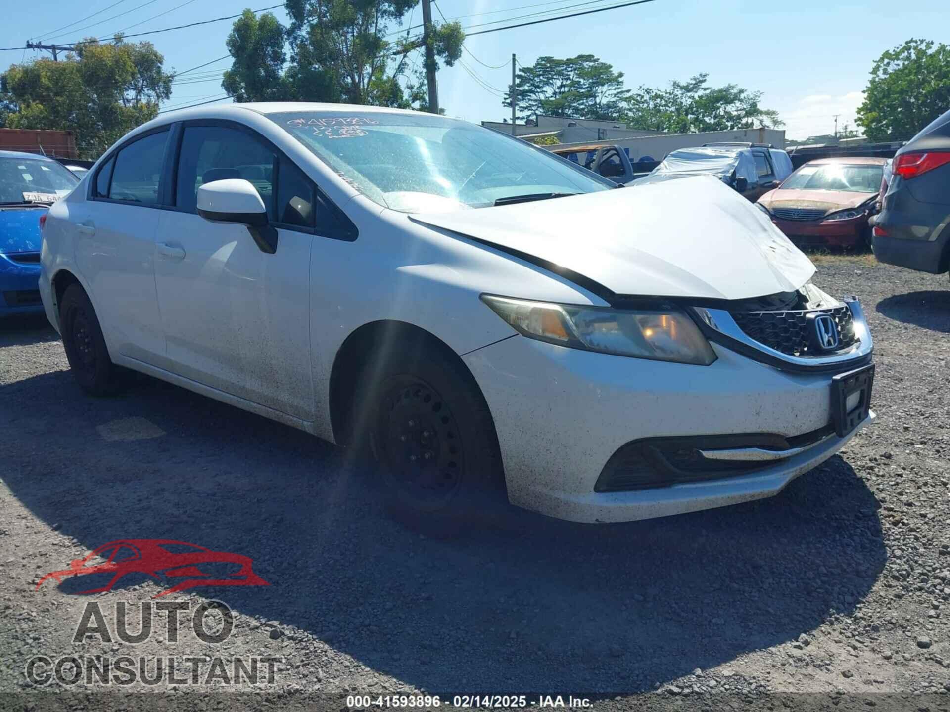 HONDA CIVIC 2013 - 2HGFB2F56DH578190